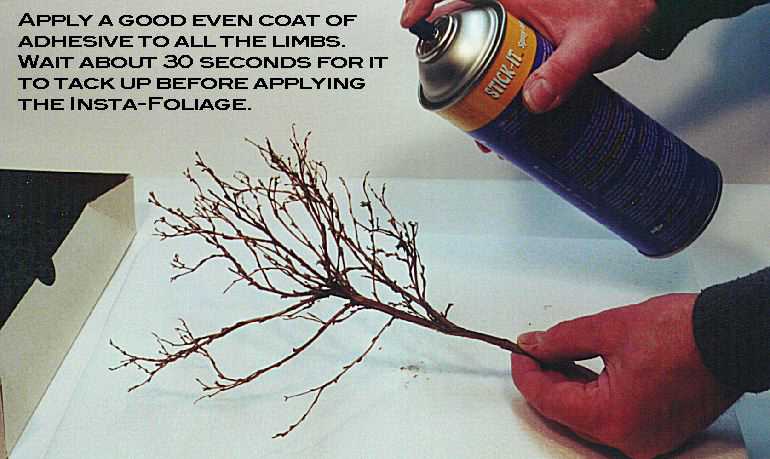 Apply adhesive